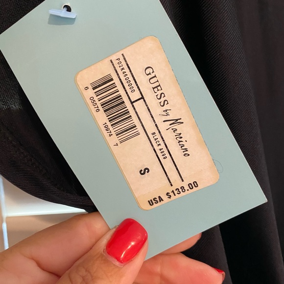 Black slinky open back mini dress - Picture 3 of 3